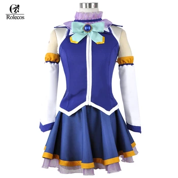 Rolecos Nou Anime Kono Subarashii Sekai ni Shukufuku wo! Costume Cosplay Aqua Cosplay Dress Kazuma Satou Megumin Uniformă