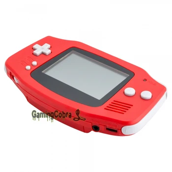 Roșu Solid Complet Coajă de Locuințe Butoane cu Ecran Len pentru game Boy Advance - GBA0008GC