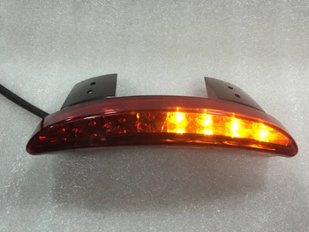 Roșu Tocat Fender Edge LED Integrat Coada Lumina semnalizare Semnalizare Pentru Harley Fier XL 883 1200 XL1200V Șaptezeci și Două de
