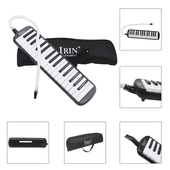 RU Fierbinte de Vânzare de Pian în Stil Muzicuta 32 de Taste Melodica Negru Instrument Muzical Iubitorii de Muzică Începători Cadou Cu Geantă de transport