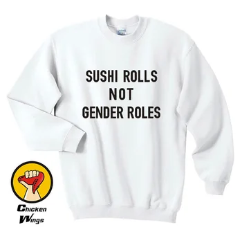 Rulouri de Sushi nu rolurile de gen Femei Declarație Tricoul Feministă Tricoul Tumblr Estetice Tricou-D201