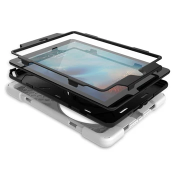 RYGOU Pentru iPad Air Caz, Copii de Siguranță Armura Hibrid rezistent la Șocuri Grele Silicon Hard Cover pentru iPad Air 1 Comprimat Caz de Protecție