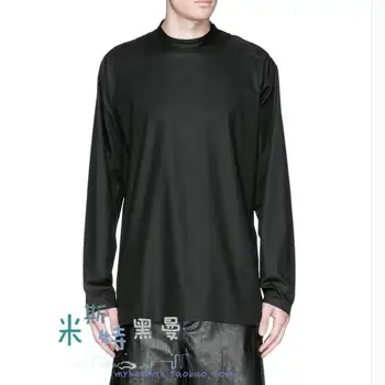 S-5XL Noua moda pentru Bărbați valul stand guler pulover cămașă stil chinezesc negru vrac Confortabilă cu mânecă lungă cămașă hairstylist costume