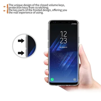 S9 Plus Acoperi Caz 6.22 inch NILLKIN Transparent TPU Moale Caz pentru Samsung Galaxy S9 Plus Silicon Caz de Telefon pentru Samsung S9+
