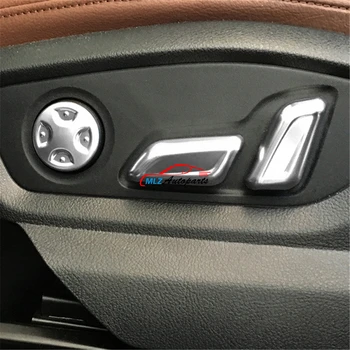 Scaun auto Buton de Reglare Buton Capac ABS Interior Comutatorul Trim 6pcs Pentru Audi Q7 2016 2017