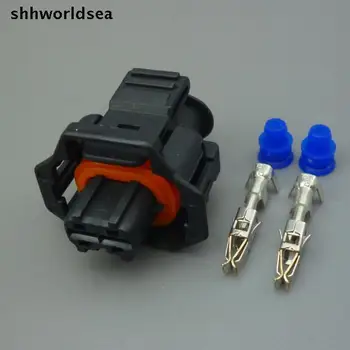 Shhworldsea 10Sets 2Pin 2 pini de masina rezistent la apa Plug diesel common rail injector pin auto borna a a conectorului senzorului arborelui cotit plug