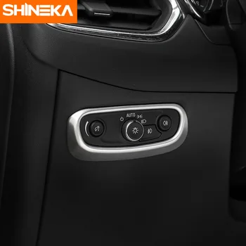 SHINEKA Accesorii Auto Faruri Comutator Decorative Botton Capac Ornamental pentru Chevrolet Equinox 2017