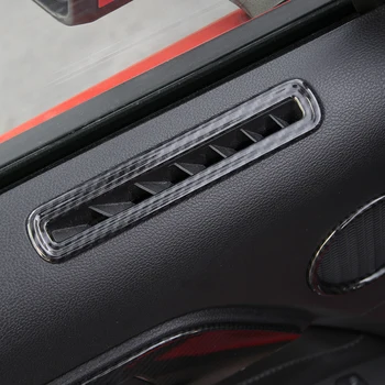 SHINEKA Car Styling ABS Interior Ușă Laterală Aerisire Decor Capac Ornamental Pentru Ford Mustang+