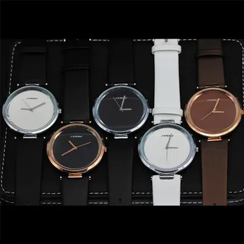 Sinobi Japonia Subțire Designer Curea din Piele Mens Watch Top Brand de Lux Cuarț Încheietura Ceasuri Cuarț ceas de Ceas Masculin reloj hombre