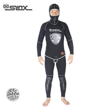 SLINX AQUITAUA 1301 5mm Neopren Costum de Iarnă Caldă Costum din Două Piese de Costume de baie Pentru Scuba Diving Suliță de Pescuit Pescari Snorkeling