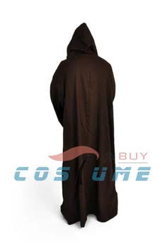 Star Wars Anakin Skywalker/Darth Vader Jedi Costum Adult Mantie cu Glugă Bărbați Halloween Cosplay Costum Negru Maro Robe S-XXXL
