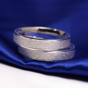 Sterling-silver-bijuterii 1BUC Inel Argint 925 Inel de Nunta Formatii de Aniversarea Cuplurilor Inele pentru Bărbați / Femei, Cadou de Ziua Îndrăgostiților
