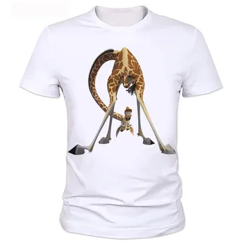 Struț imprimat caracterul de bărbați T-shirt paradisul Animalelor serie imprimate t-shirt Fabrica de vânzare directă pot fi personalizate 114#