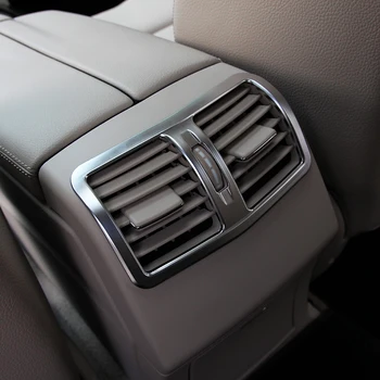 Styling auto Crom Cotiera Cutie de Aer din Spate Condiție de Aerisire Garnitura de Evacuare a Aerului decorative pentru Mercedes Benz W212 E Class 2013-