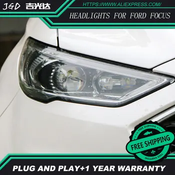 Styling auto Lampă de Cap pentru Ford Mondeo 2017 Faruri Mondeo Faruri LED DRL H7 D2H Hid Bi Xenon Fascicul