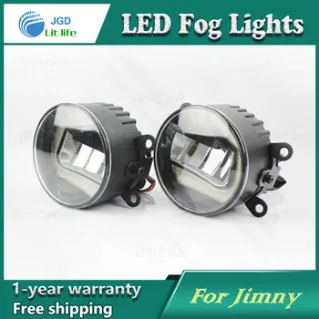Super LED-uri Albe Lumini de Zi Pentru Suzuki Jimny Drl Light Bar Parcare proiectoare Ceata 12V DC Lampă de Cap