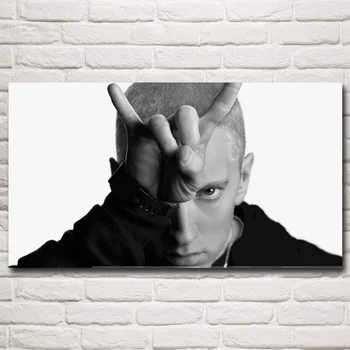 Super Muzică rap Star Eminem Tesatura de Matase Arta Poster Print Acasă Decor de Perete Imagini 11x20 16x29 20x36 Cm Transport Gratuit