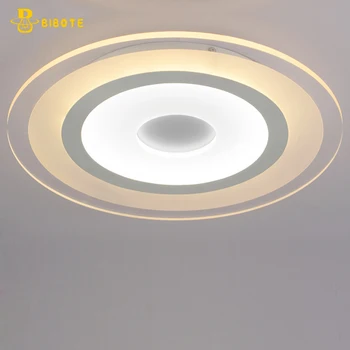 Super-subțire circulare de Plafon candelabru lumini interior iluminat cu led-uri luminaria abajur modern cu led-uri plafon candelabru transport gratuit