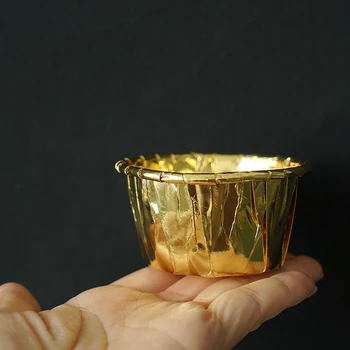 SWEETGO de calitate Alimentară cupcake cupa de Aur/argint de Culoare bakeware tort instrumente 28pcs/pachet 5*4 cm tort tava pentru brioșe desert hârtie cretată