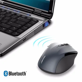 TeckNet 2400DPI Bluetooth Mouse-ul fără Fir, de 24 de Luni de Viață a Bateriei Cu Indicator de Baterie, 2400/1500/1000dPi pentru laptop