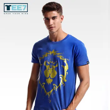 TEE7 Bărbați Joc WOW Casual T-shirt Trib pentru Totdeauna Emblema Marimea M-4XL Bumbac Imprimare de Moda de Top Hip Hop de sex Masculin Slim Fit Bluza Cadou