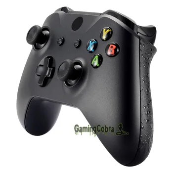 Texturat Negru Panouri Spate, Confortabil anti-alunecare Șine Laterale, 3D Stropire Mânere pentru Xbox One X si pentru Xbox One S Controler