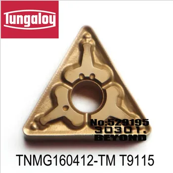 TNMG160412-TM T9015/T9025/T9115/T9125,original tungaloy carbură de a introduce TNMG 160412 TM ,transformându-instrument suport pentru cnc