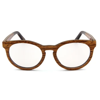 Toketorism de moda de Înaltă calitate din lemn de ochelari lentile optice cadru de skateboard din lemn ochelari pentru barbati femei 8006