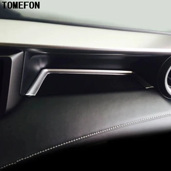 TOMEFON Pentru Toyota RAV4 RAV 4 2016 ABS Cromat Mat Tabloului de bord Cutie de Depozitare Decor Autocolant Conținut Cutie de Styling Auto