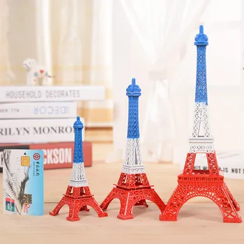 Ton Bronz Paris, Turnul Eiffel, Statuia Antic Figurina Decor Acasă Vintage Din Metal