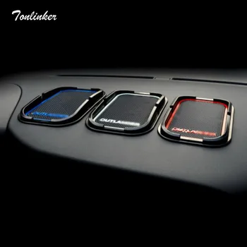 Tonlinker Acoperi autocolante Pentru Mitsubishi Outlander 2016-18 Styling Auto 1 BUC silicon telefonul antiderapante mat holder cu logo-ul