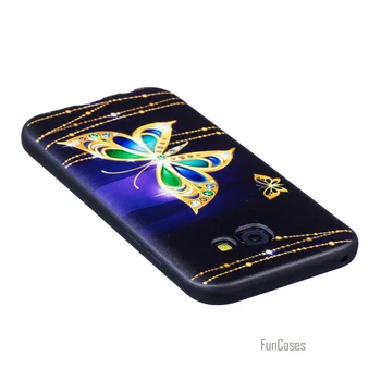 Top Calitate HD Relief Moale TPU Caz de Telefon Pentru Samsung Galaxy S7 Edge J7 2017 J3 J5 A5 A3 2016 eagle owl Pentru Samsung S8 Plus Etui