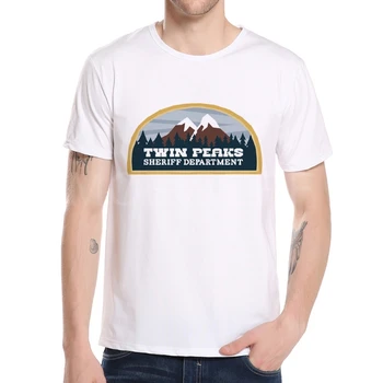Top Proiectarea Rece Twin Peaks Show TV American Tricou Barbati Maneca Scurta Moale Barbati Tricou Streetwear cel Mai bun Design Omul K10-5#