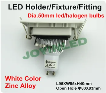 Transport gratuit 2 buc/lot Frost white LED lampă de Plafon suport GU10/MR16 GU5.3 LED lumina reflectoarelor montaj/program