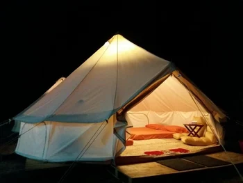 Transport gratuit cand campam vacanță 4m Dia oxford pânză impermeabilă cort de camping ,bell cort