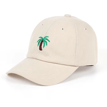 TUNICA Noua bumbac neutru șapcă de baseball de moda bărbați și femei copac de nucă de cocos broderie de culoare solidă hip hop pălărie sport palarie de soare