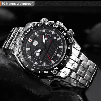 TVG Brand de Lux Ceas Bărbați Impermeabil Cuarț Bărbați Ceasuri Sport Analog Militare LED Digital Ceas Ceasuri Relogio Masculino