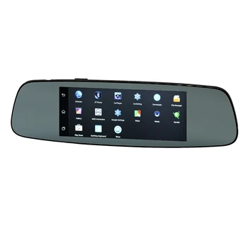 Udricare 7 inch 4G SIM Card Navigatie GPS Android 5.1 WiFi Bluetooth Telefon DVR 1G RAM 16GB GPS retrovizoare Dual Camera DVR Oglinda