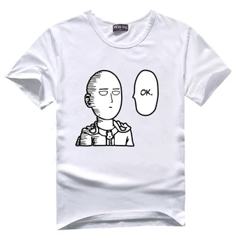 Un Om Pumn Anime T Shirt Barbati T-shirt One-Punch Man Cartoon Tee Tricou