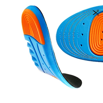Unisex full size sport insoles suport arc șoc pantofi pad pernă de atletism de funcționare antibacteriene, anti-miros de sudoare absoprption