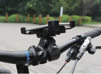Universal Bike Bicicleta Ghidon Muntele Telefon Mobil Titularul Stand Leagăn și Motociclete Suport de Telefon pentru 4-6 Inch Telefoane Mobile