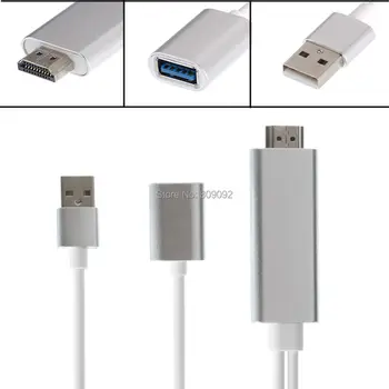 USB3.0 pentru Adaptor HDMI 1080P HDTV Cablu Video Display Adaptor Apple pentru iPhone, iPad, Telefon Mobil, PC, Laptop, Conexiune