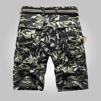 Vară stil Mens pantaloni Scurți Casual om de moda Camo Cargo pantaloni Scurți de moda bumbac Militare de Camuflaj, pantaloni Scurți Bărbați joggerspants