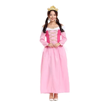 VASHEJIANG Roz Adult Dormit Costum de Frumusete de sex Feminin Basm Prințesă Cosplay Femei Aurora Bellet Costum Pentru Petrecerea de Halloween