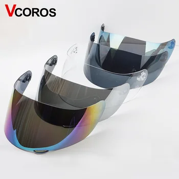 VCOROS 902 casca motocicleta fata scut K3 SV K5 Casca negru clar oglindă de argint rainbwo ochelari fumurii pentru k-3 sv k5 căști de protecție