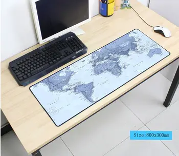 Veche hartă a lumii mouse pad 800x300x3mm pad pentru mouse-ul notbook calculator mousepad van gogh jocuri padmouse gamer la tastatură mouse-ul mats