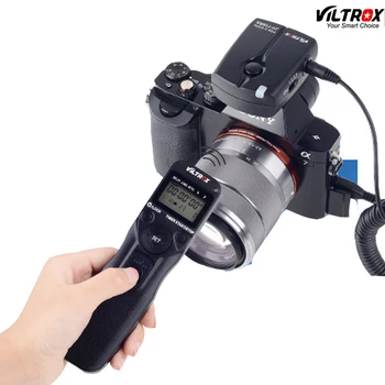 Viltrox JY-710 S2 aparat de Fotografiat fără Fir Timer Control de la Distanță de Eliberare a Declanșatorului de Control Display LCD pentru Sony a9 a7RIII a6500 a6300 a6000
