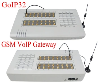 Vinde fierbinte GoIP32 GSM VOIP Gateway cu 32 SIM porturi GoIP32 pentru IP PBX / PAI gateway/Suport SMS-uri în vrac și DBL SIM Banca - Fierbinte