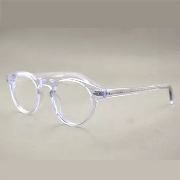 Vintage ochelari ov5186 Gregory peck clar rama de ochelari pentru femei și bărbați ochelari rotunzi optice lentile de prescriptie medicala