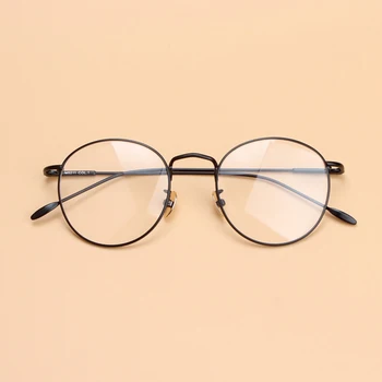 Vintage Unisex Femei Retro de Metal Rotund Cadru Clar de Lentile de ochelari, rame Optice, ochelari Plin încadrată ochelari rama de Ochelari